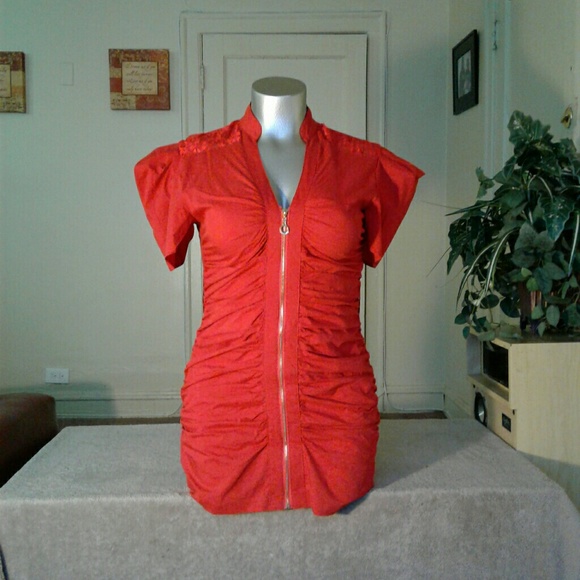 Dresses & Skirts - Picky Boo Red Elegant Mini Dress